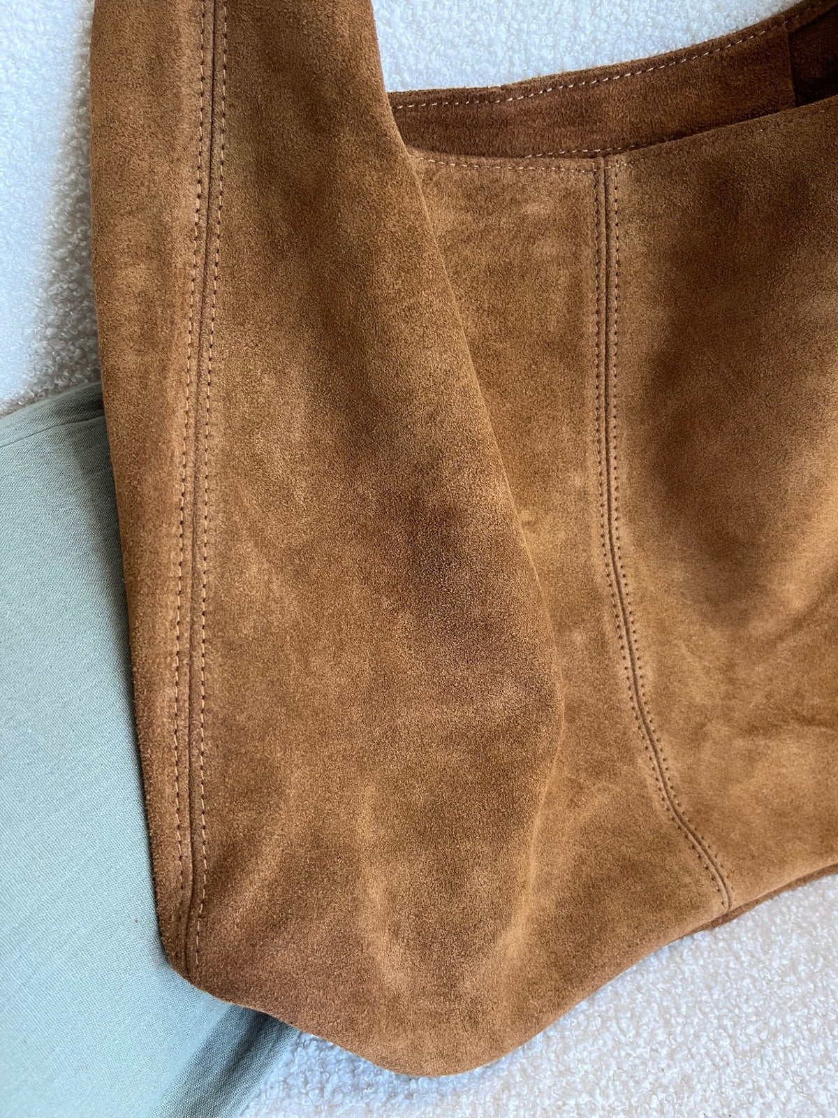 Sac besace femme en croûte de cuir - 5 coloris – Neuf