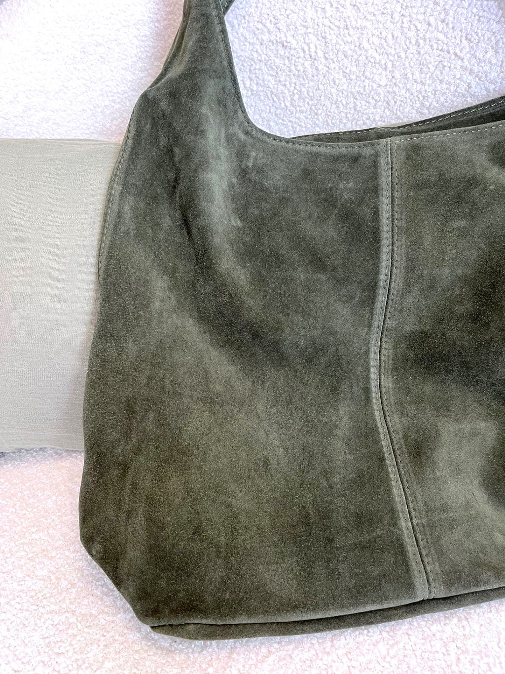 Sac besace femme en croûte de cuir - 4 coloris – Neuf