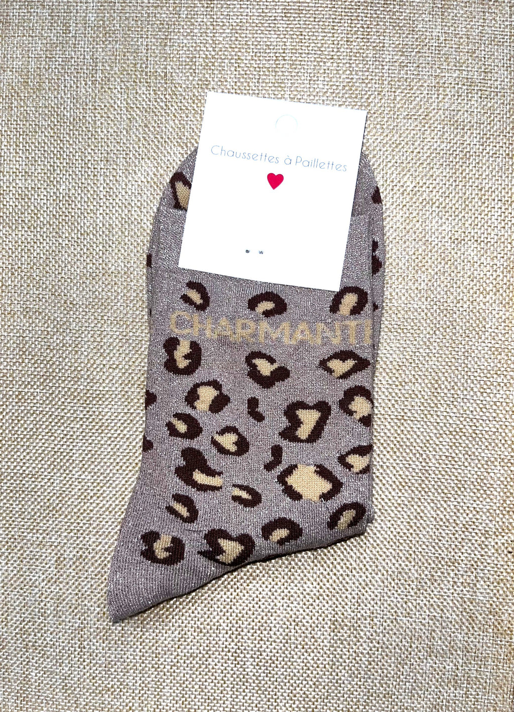 Chaussettes à paillettes colorées - Neuves