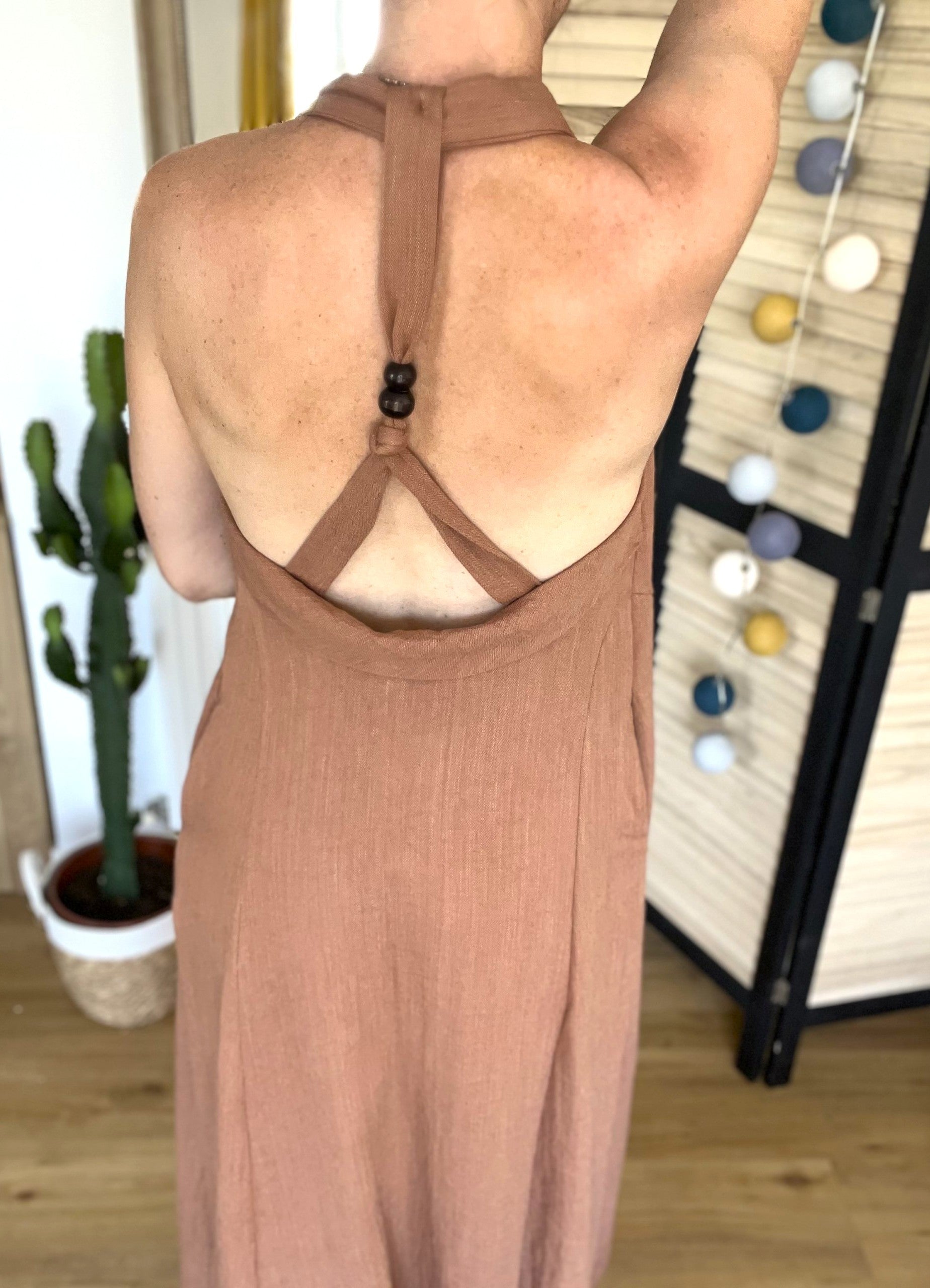 Robe longue dos nu THE KORNER - Neuve