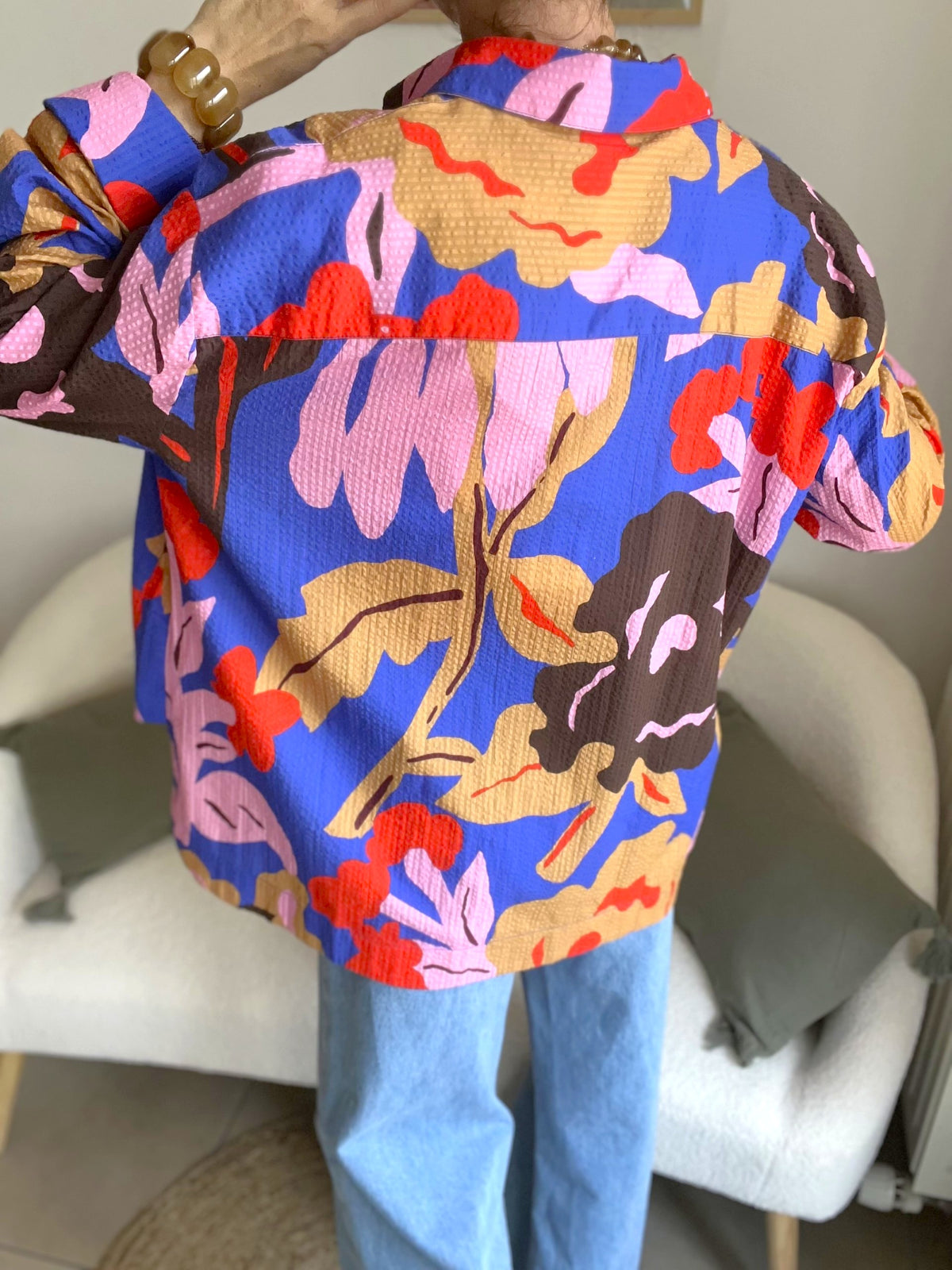 Chemise imprimée fleurie FRNCH - Neuve