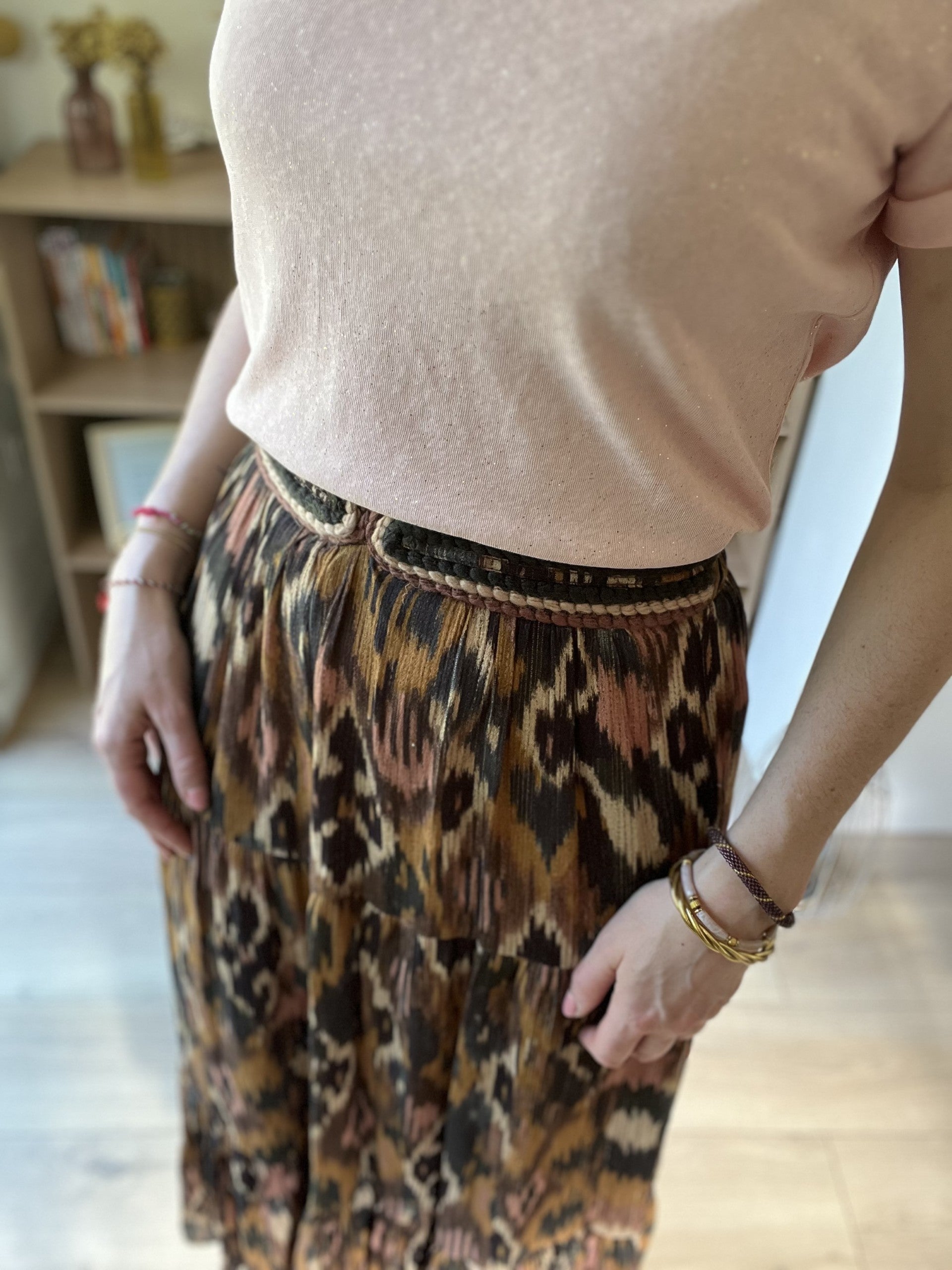 Jupe longue bohème LOUIZON taille 0 - Seconde main