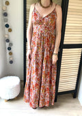 Robe longue fleurie - taille S - AN'GE - Seconde main