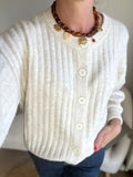 Cardigan ecru GRACE & MILA taille M - Seconde main