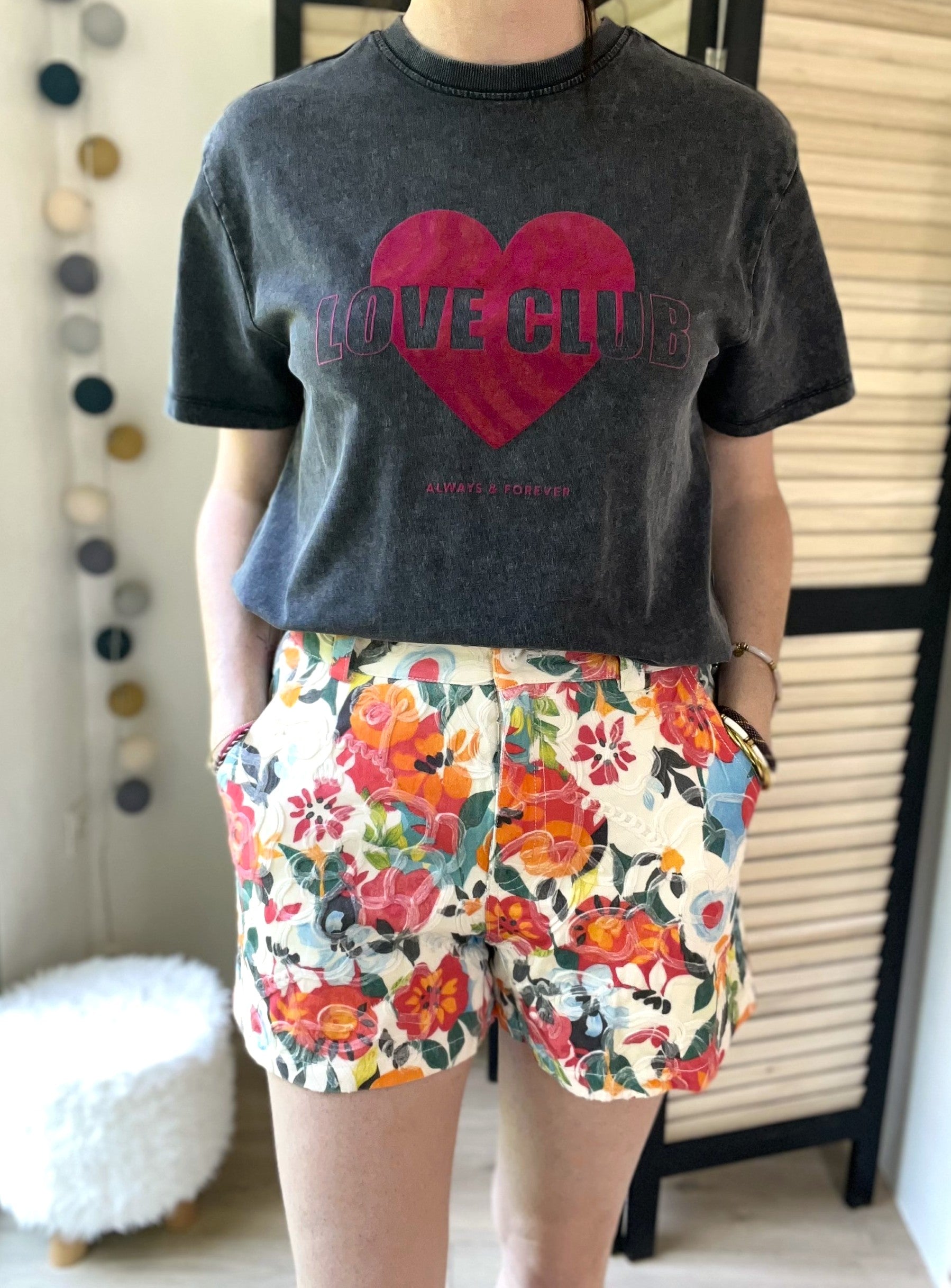 Short fleuri THE KORNER - Neuf