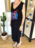 Robe noire imprimé Rebel taille S - MKT Studio - Seconde main