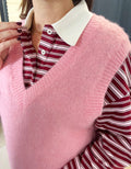 Pull sans manche rose - Seconde main