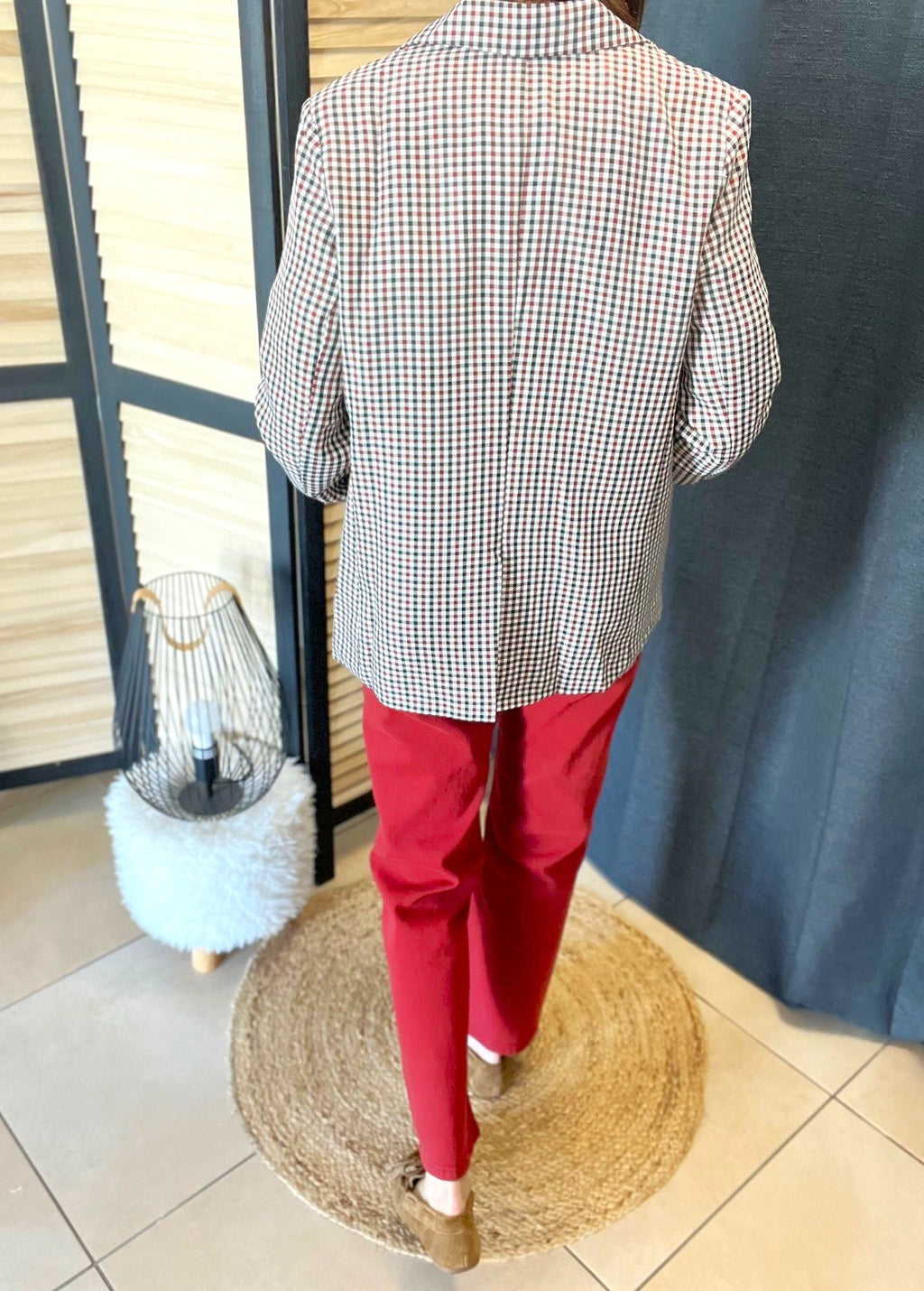 Blazer vichy Coline - Neuf