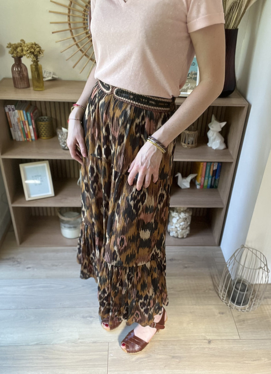 Jupe longue bohème LOUIZON taille 0 - Seconde main