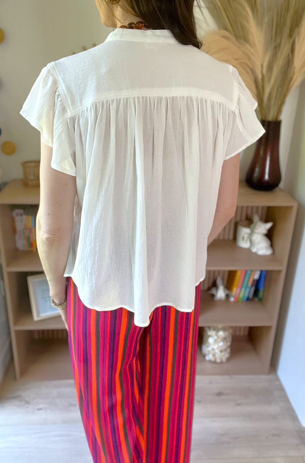 Blouse boutonnée légère blanche THE KORNER - Neuve