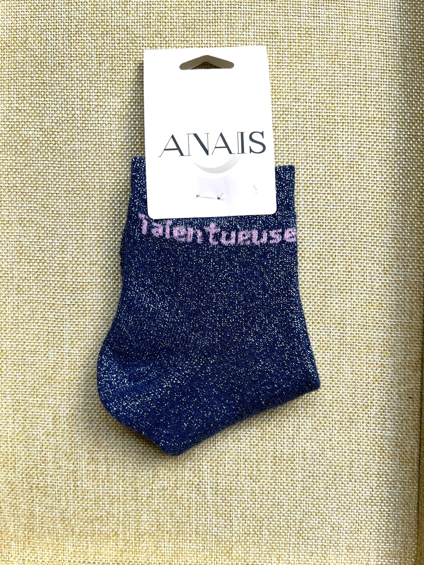 Chaussettes à paillettes colorées - Neuves