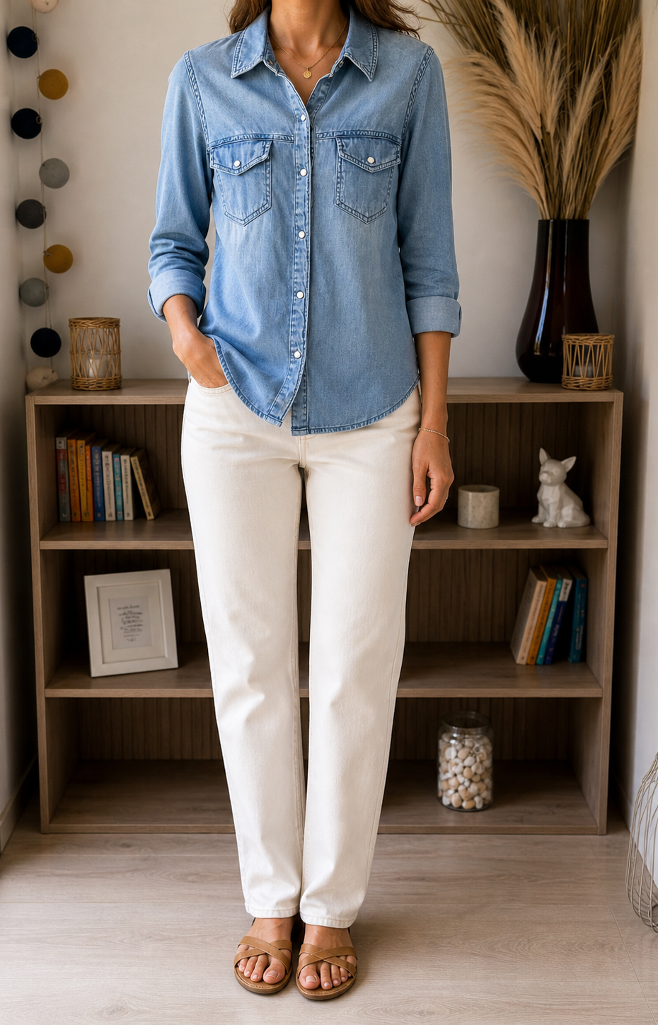 Chemise légère en jean - taille XS - VILA - Seconde main