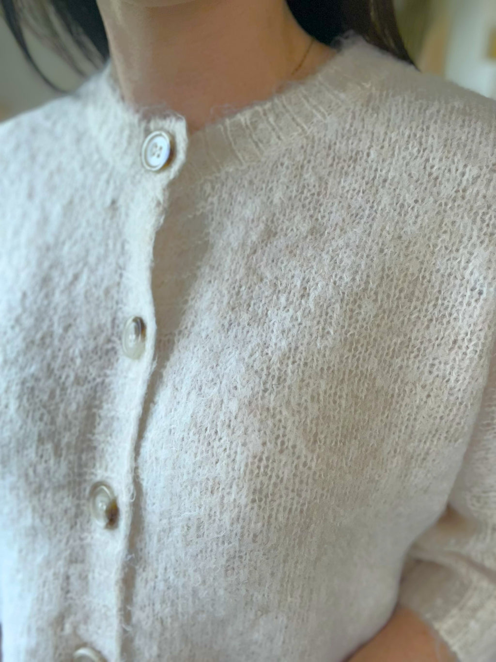 Cardigan manches 3/4 écru Juliette - Neuf