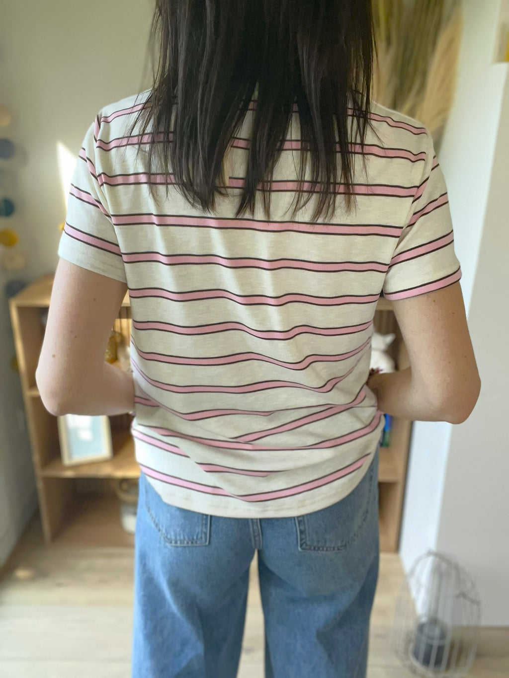 T-shirt manches courtes rayé Fanny - Neuf