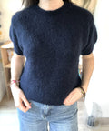 Pull manches courtes marine Gabriel - Neuf