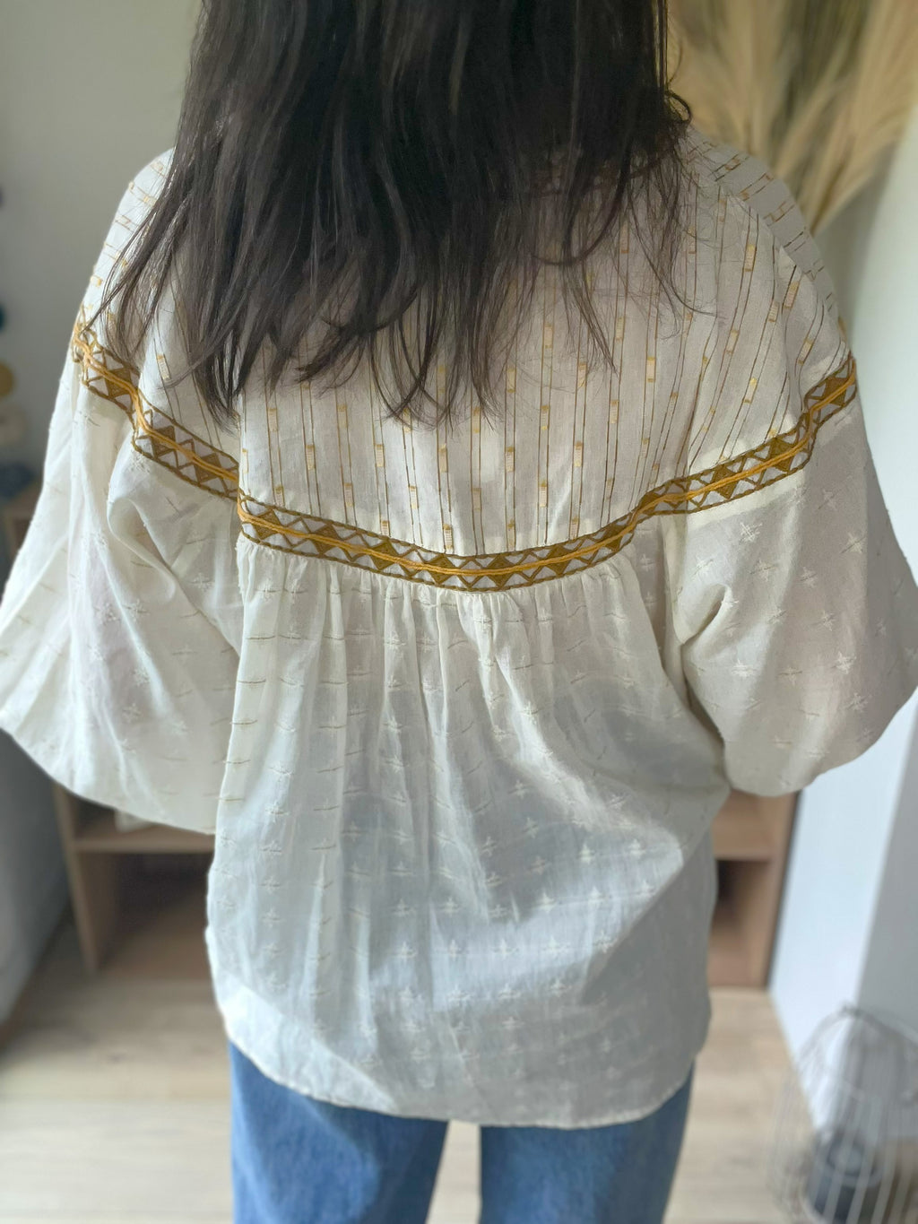Blouse légère écru AN'GE - Seconde main