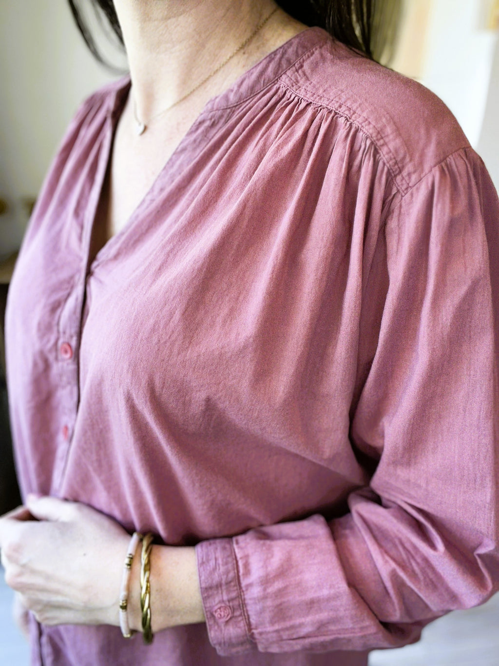 Blouse vieux rose LA PETITE ETOILE taille 1 - Seconde main