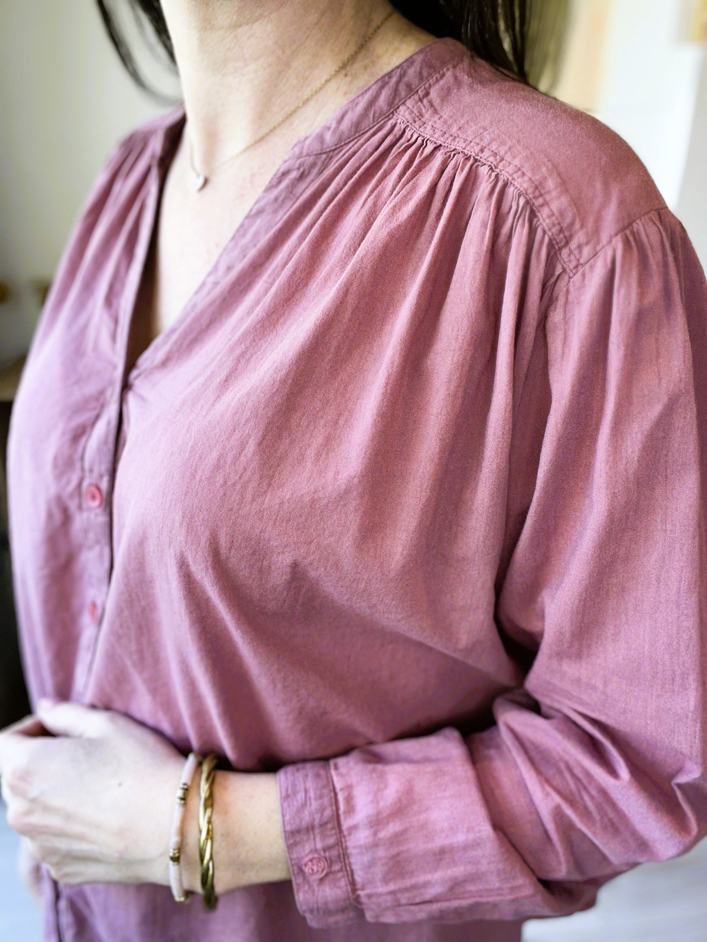 Blouse vieux rose LA PETITE ETOILE taille 1 - Seconde main