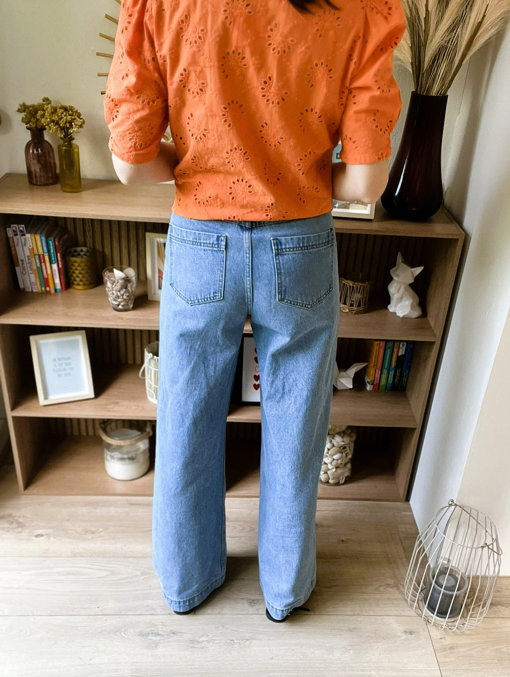 Jean wide bleu clair GRACE & MILA taille 24 - Seconde main