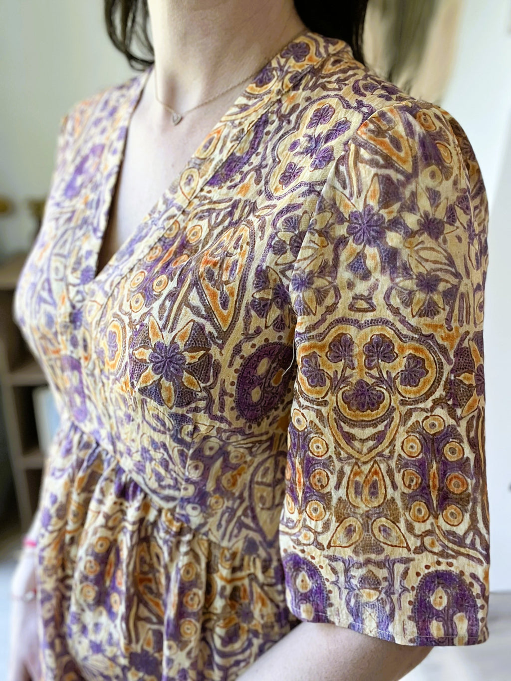 Robe longue manches courtes SEE U SOON taille 1 - Seconde main