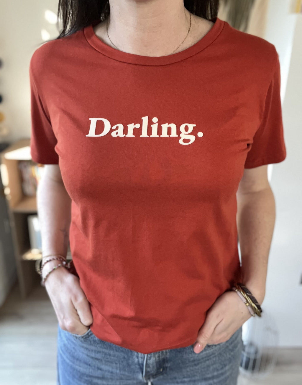 T-shirt manches courtes brique GRACE & MILA taille S - Seconde main