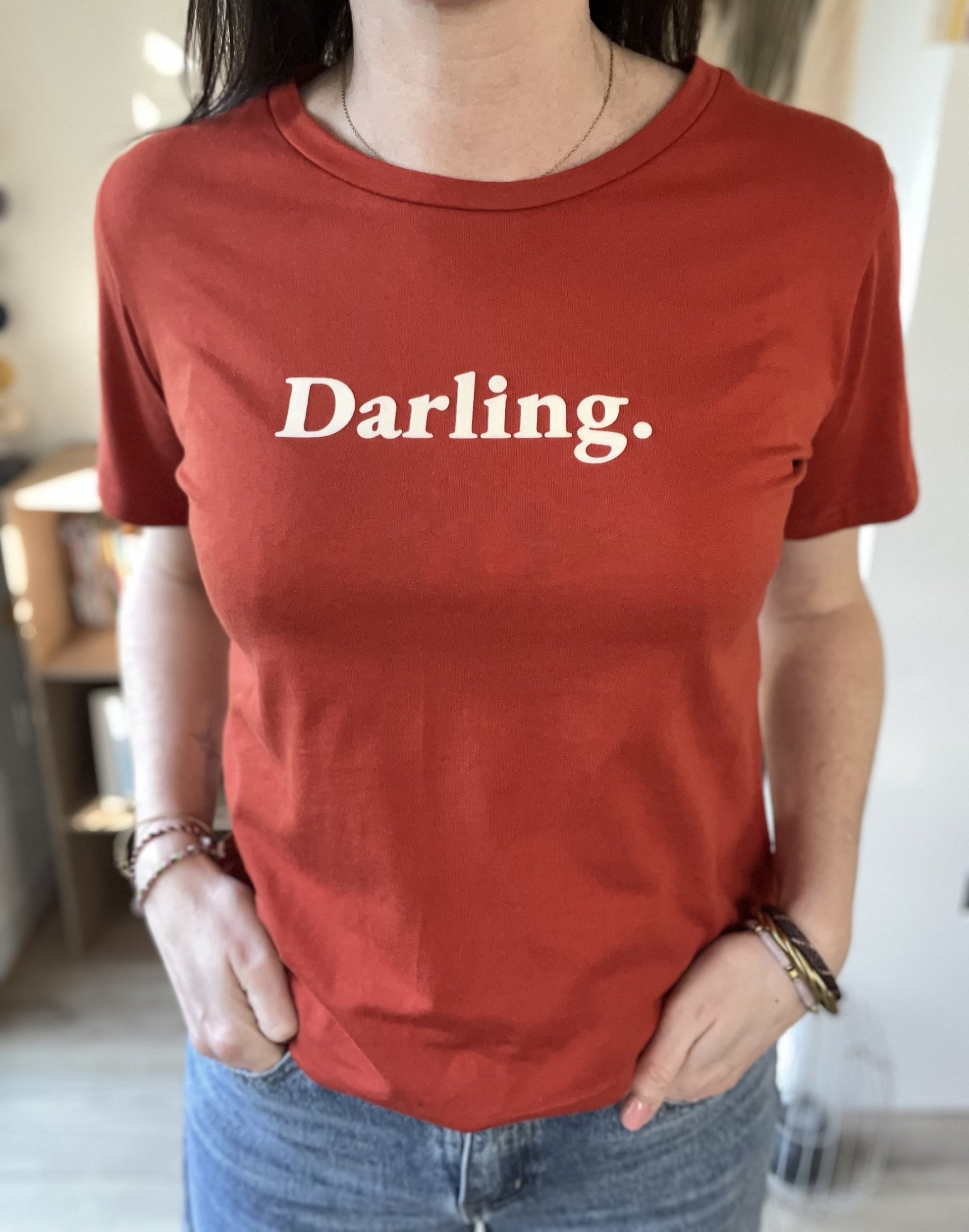 T-shirt manches courtes brique GRACE & MILA taille S - Seconde main