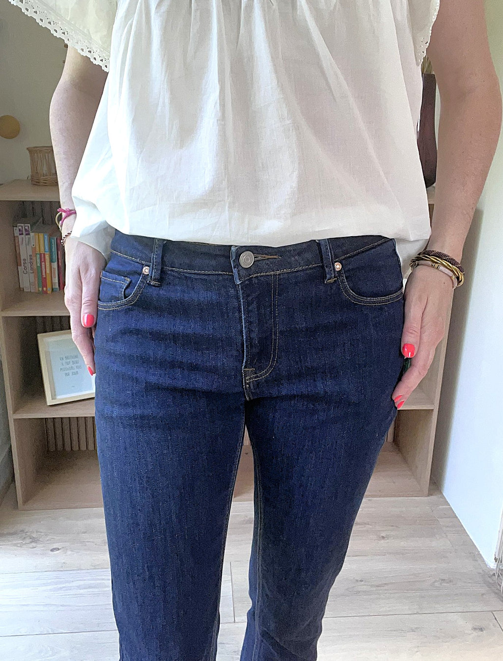 Jean droit brut taille mi-haut MKT STUDIO - Seconde main