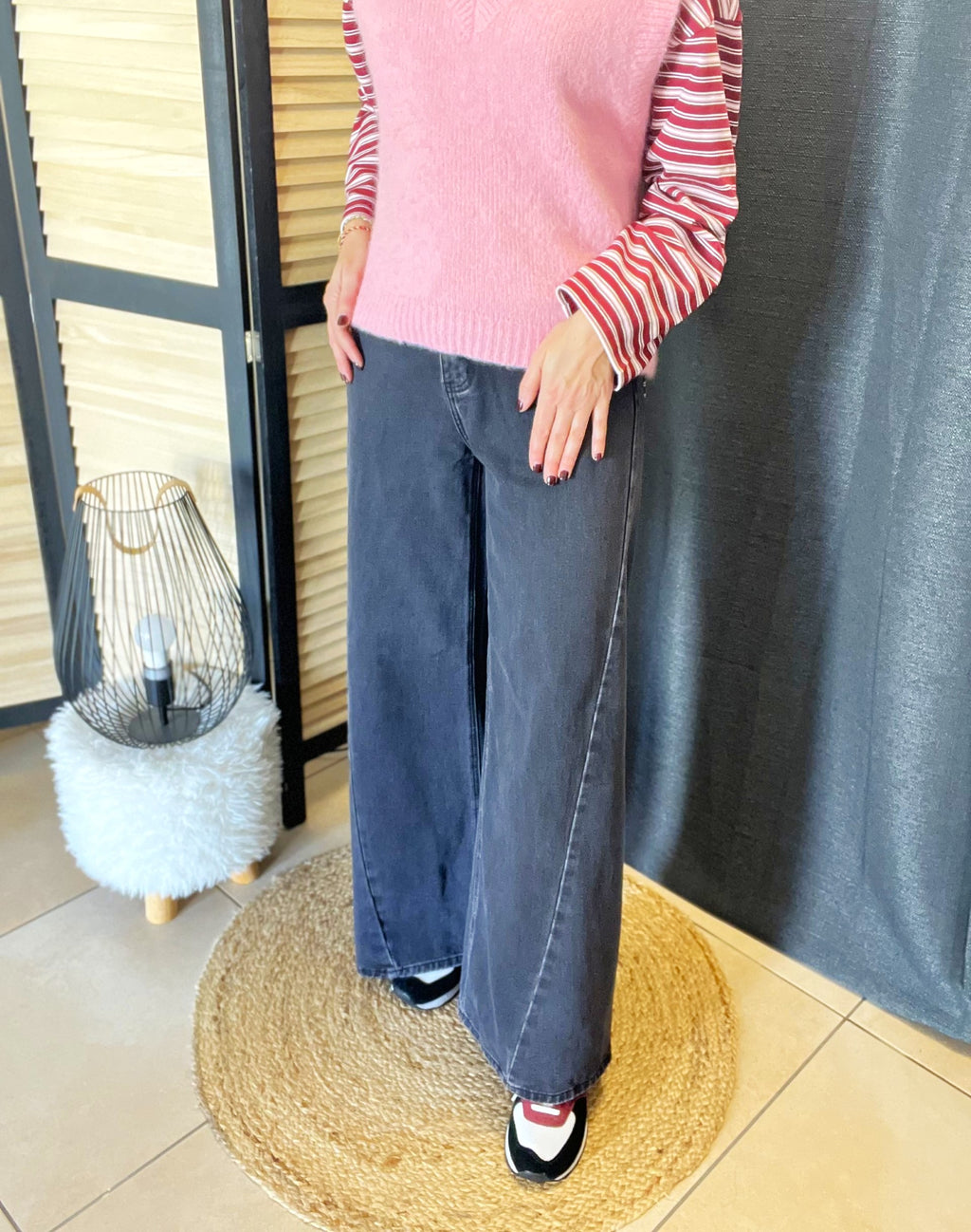 Jean palazzo Barnes gris ORAIJE – Neuf