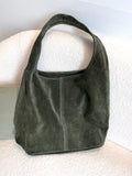Sac besace femme en croûte de cuir - 4 coloris – Neuf