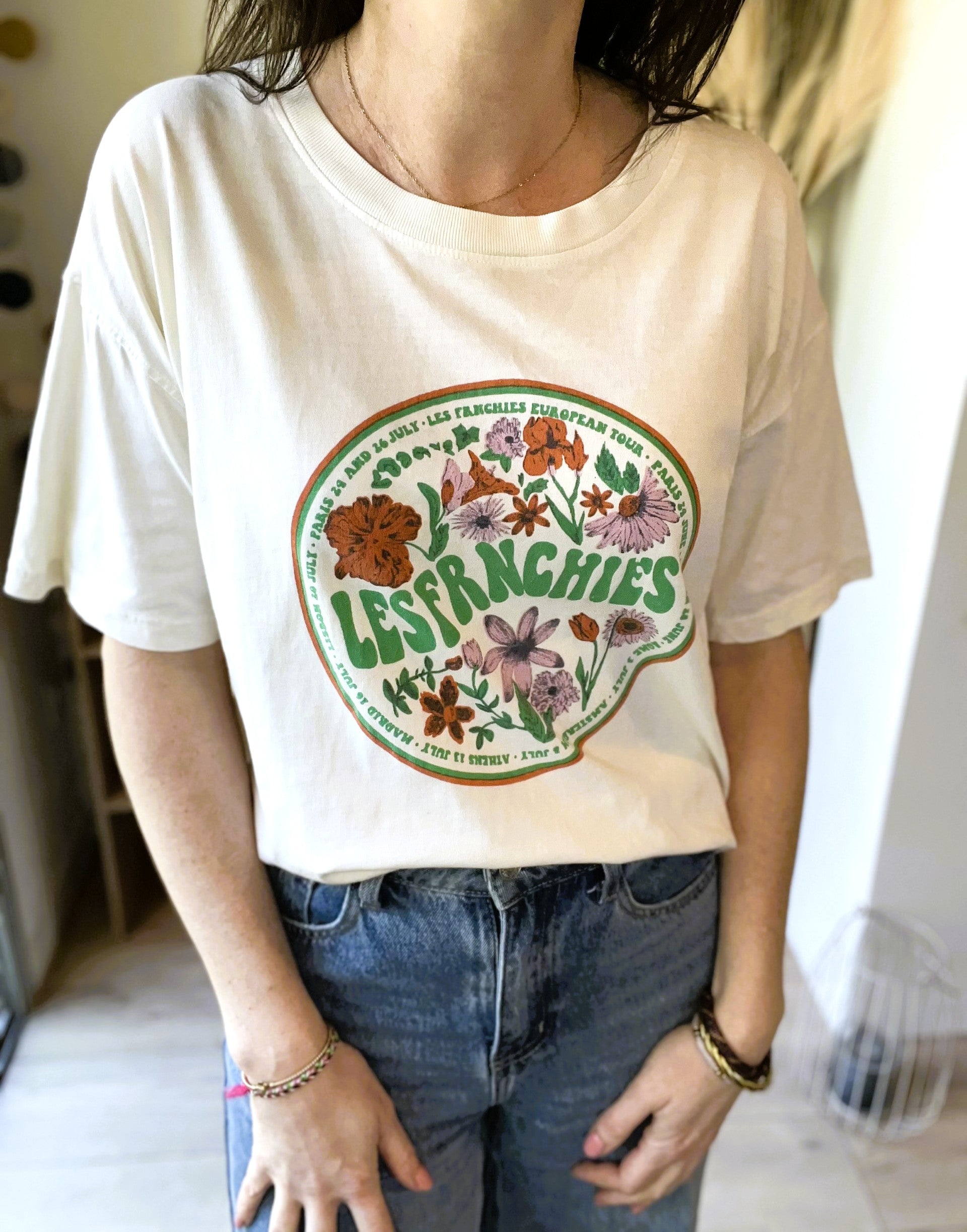 T-shirt manches courtes Les Frnchies FRNCH taille M - Seconde main