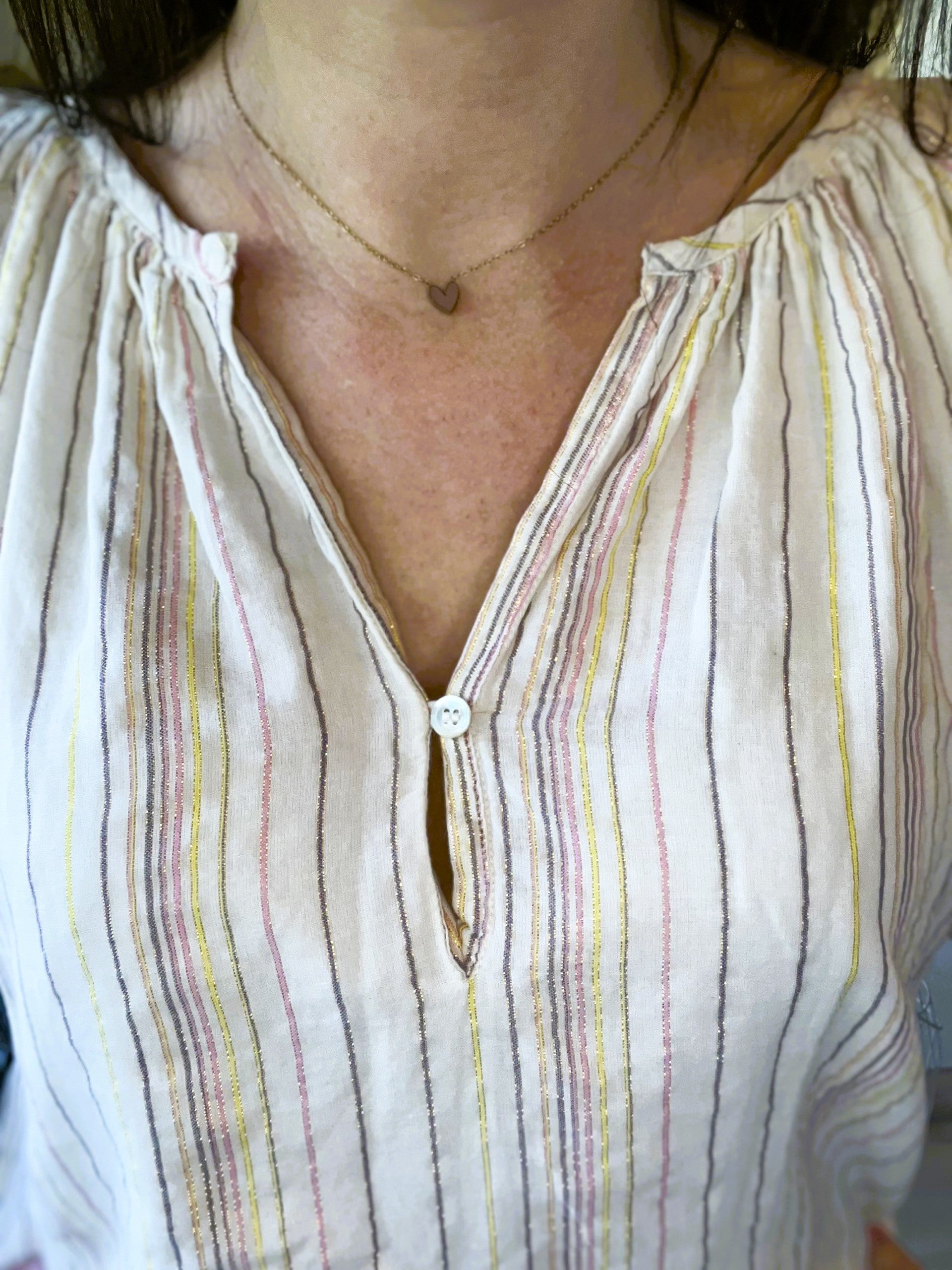 Blouse fines rayures LA PETITE ETOILE taille 1 - Seconde main