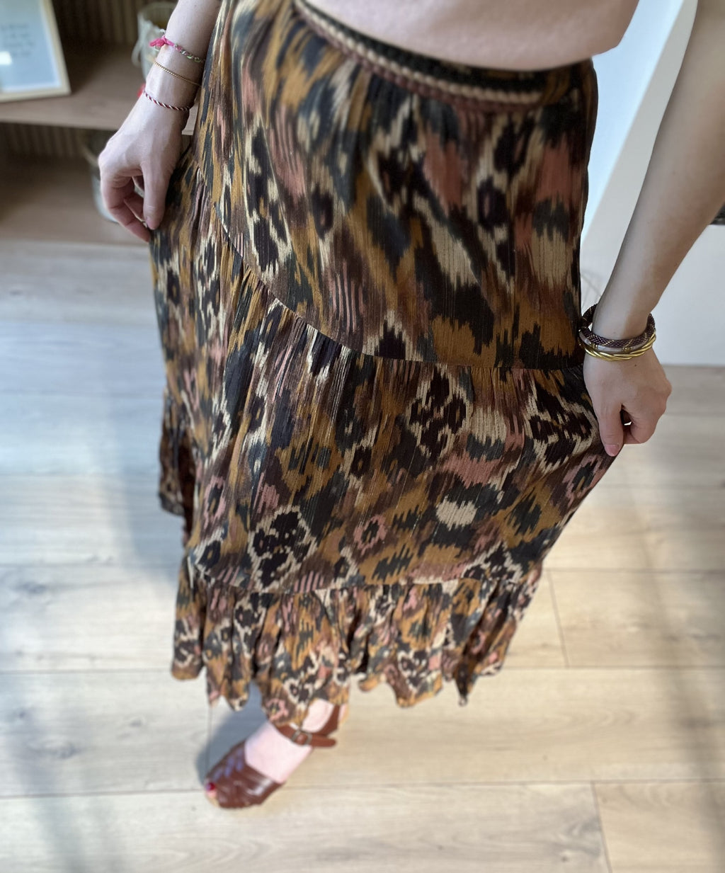 Jupe longue bohème LOUIZON taille 0 - Seconde main
