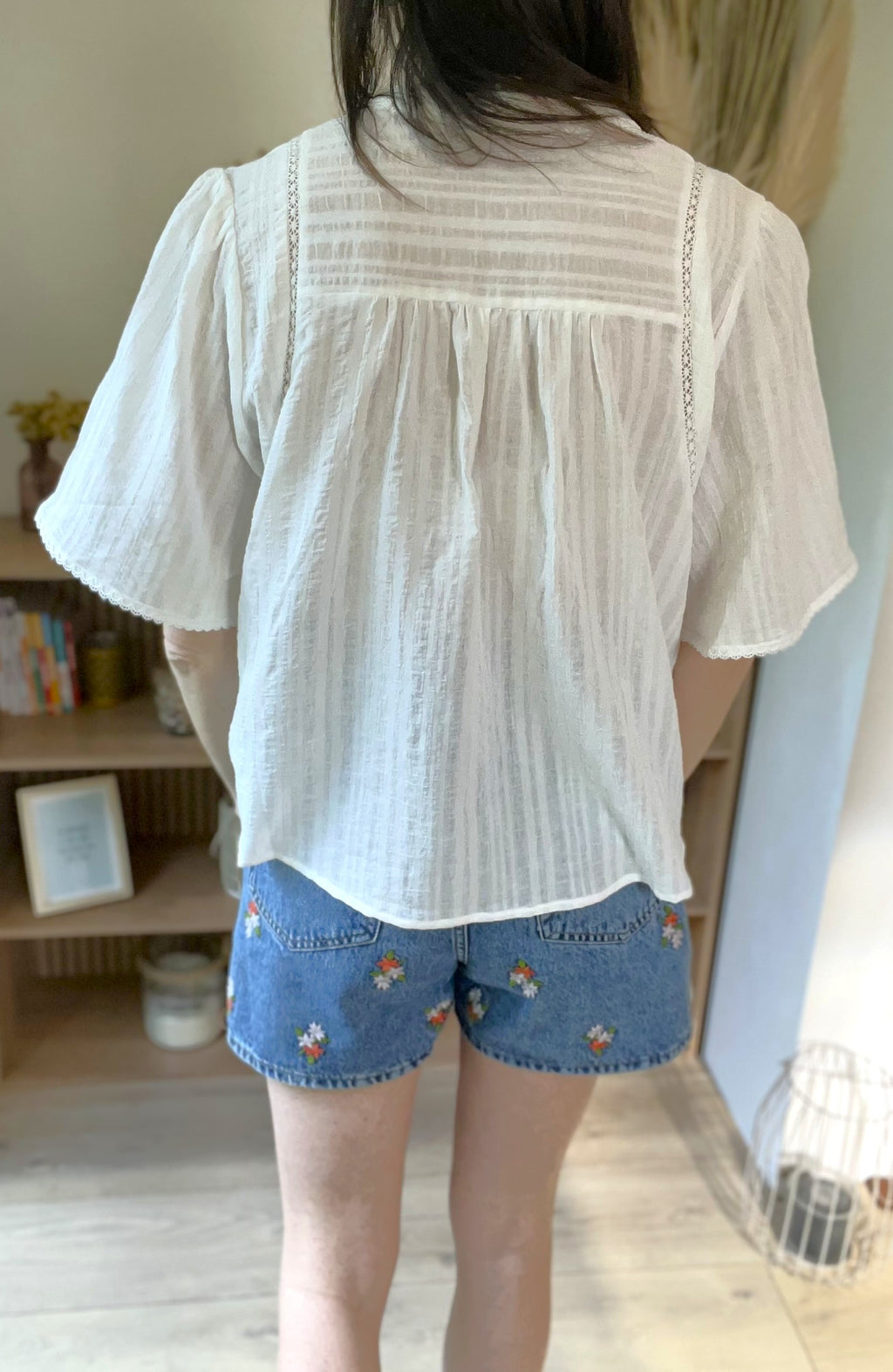 Blouse fluide bohème blanche SEE U SOON - Neuve