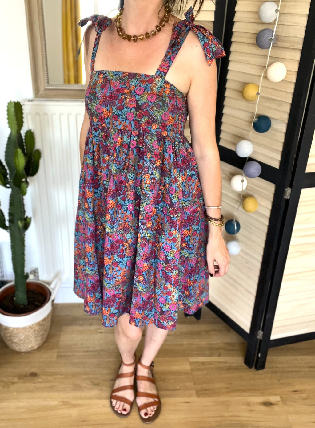 Robe courte fleurie Garance - Neuve