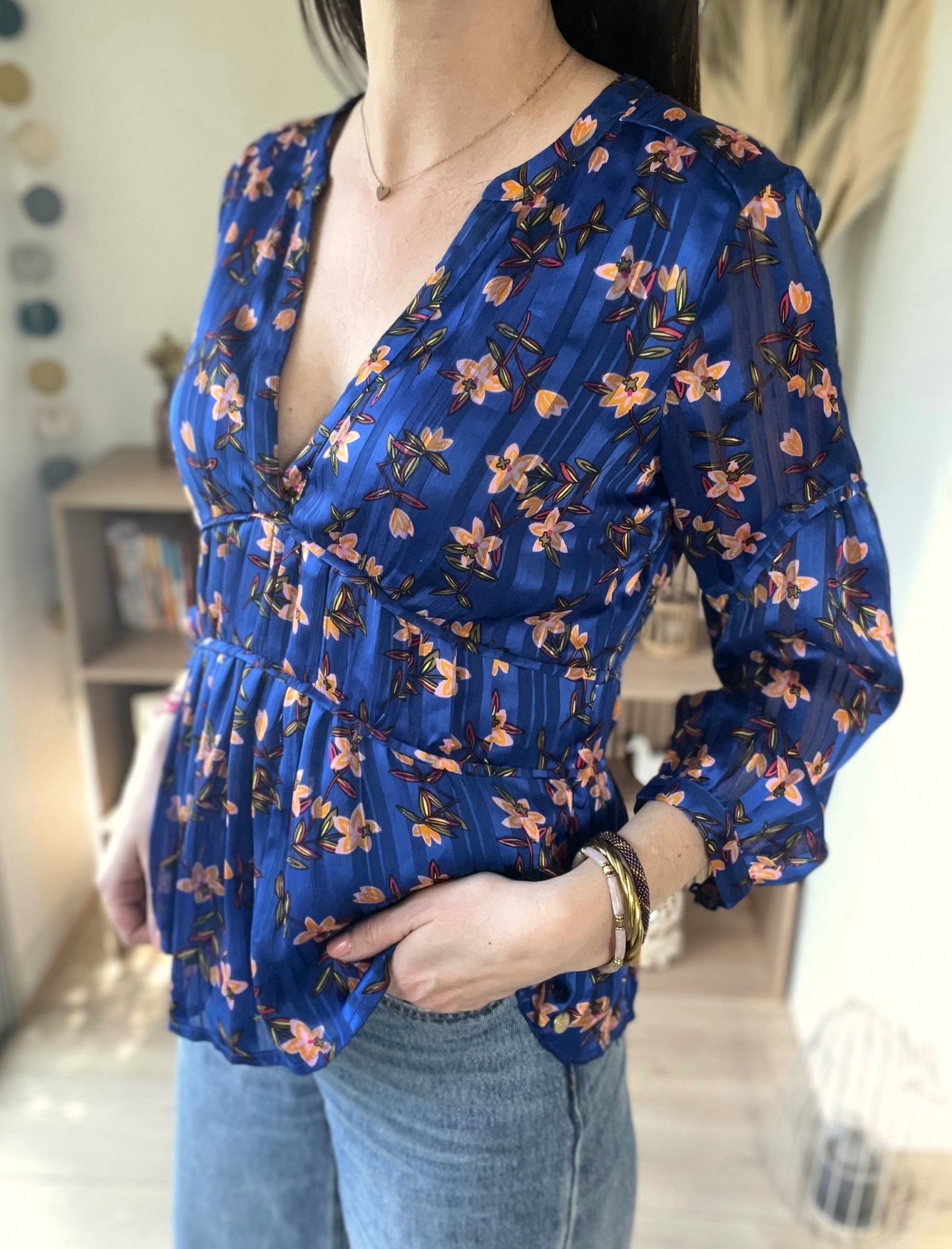 Blouse imprimé fleuri SCOTCH & SODA taille M - Seconde main