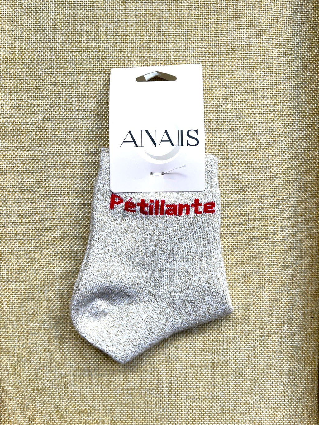 Chaussettes à paillettes colorées - Neuves