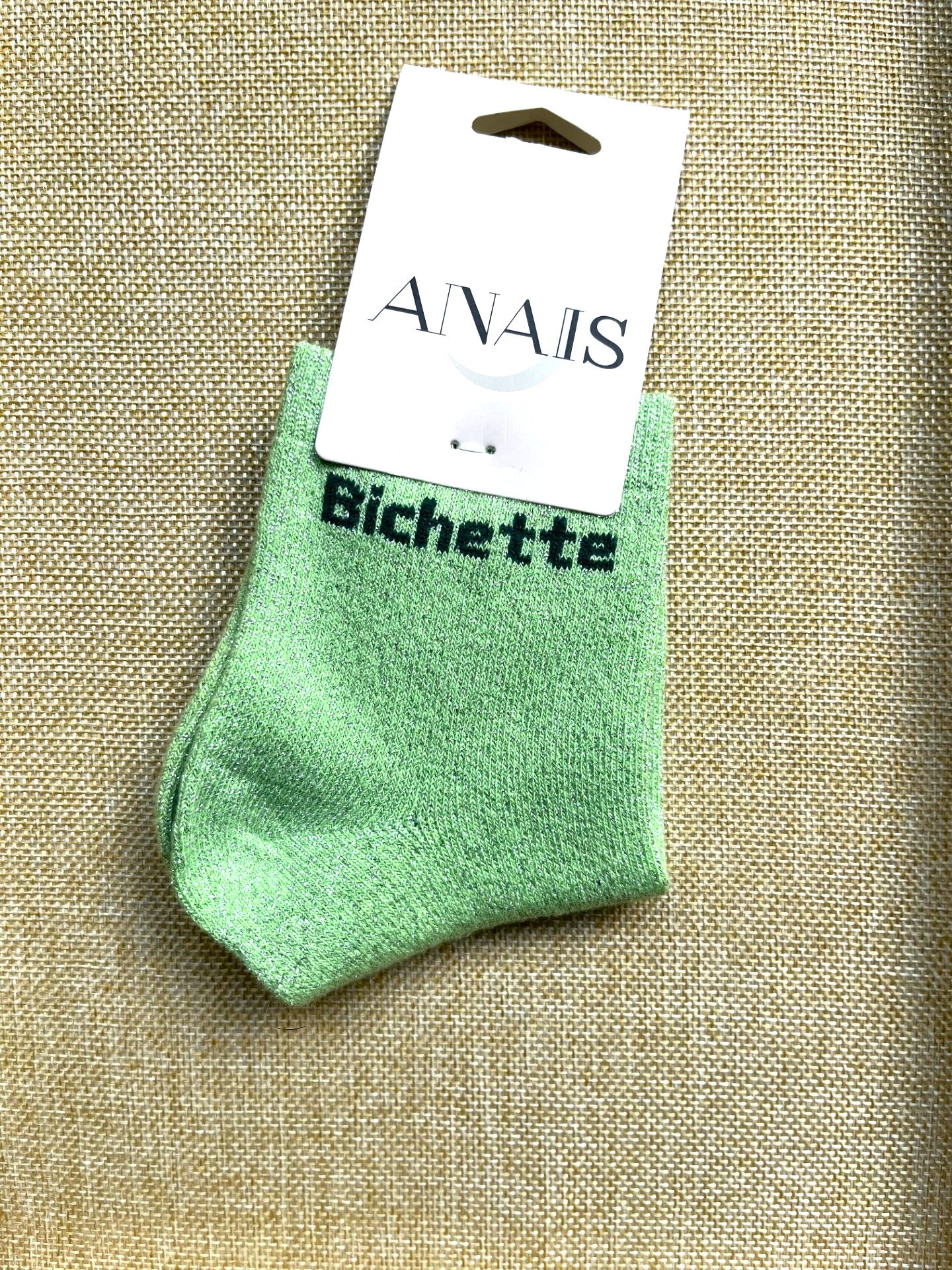 Chaussettes à paillettes colorées - Neuves
