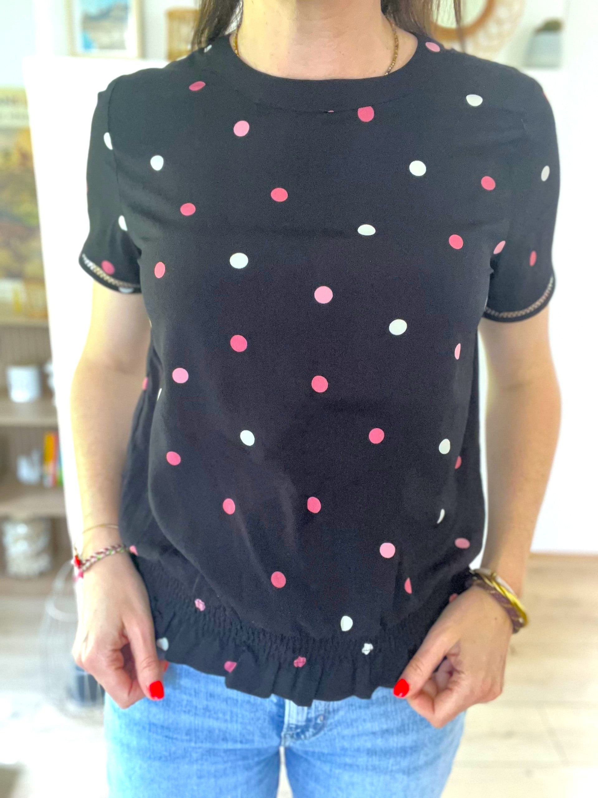 Blouse à pois - taille S - GRACE & MILA - Seconde main