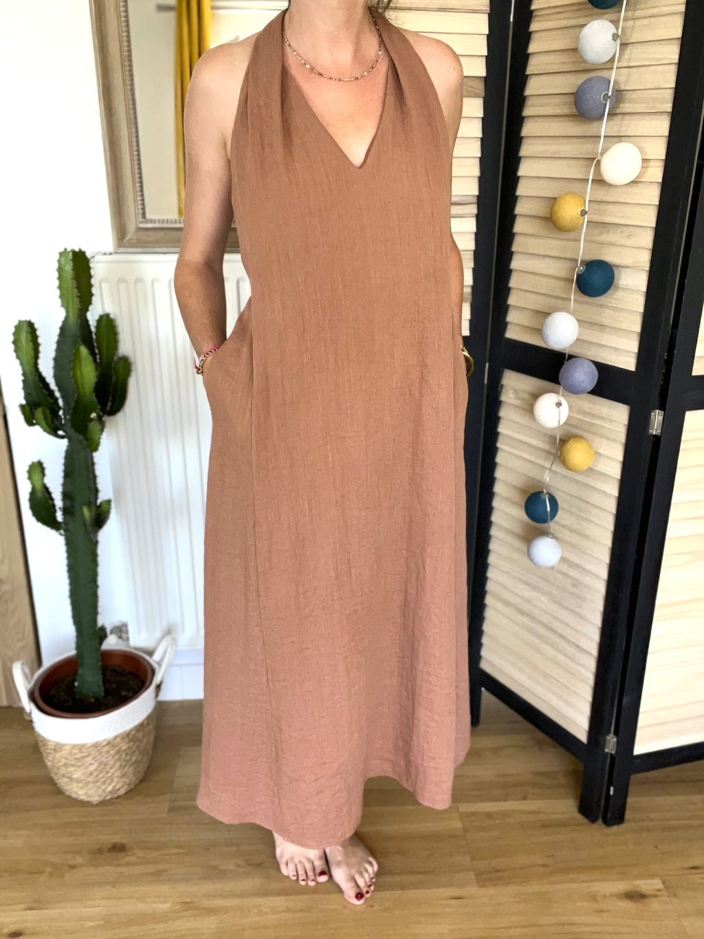 Robe longue dos nu THE KORNER - Neuve