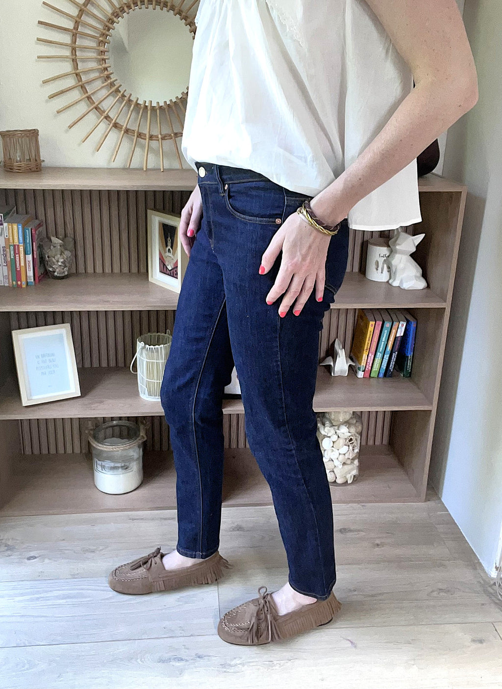 Jean droit brut taille mi-haut MKT STUDIO - Seconde main