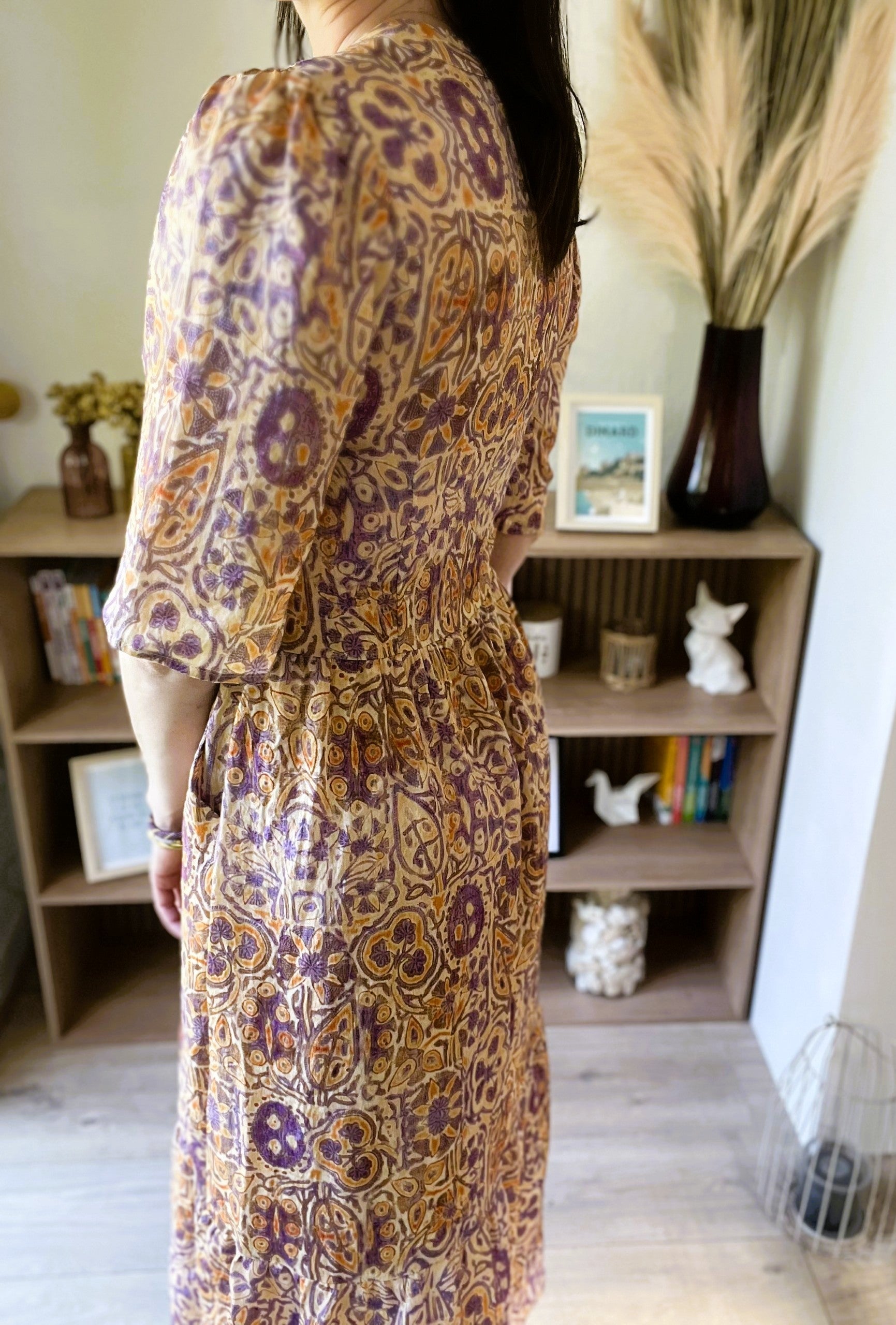 Robe longue manches courtes SEE U SOON taille 1 - Seconde main