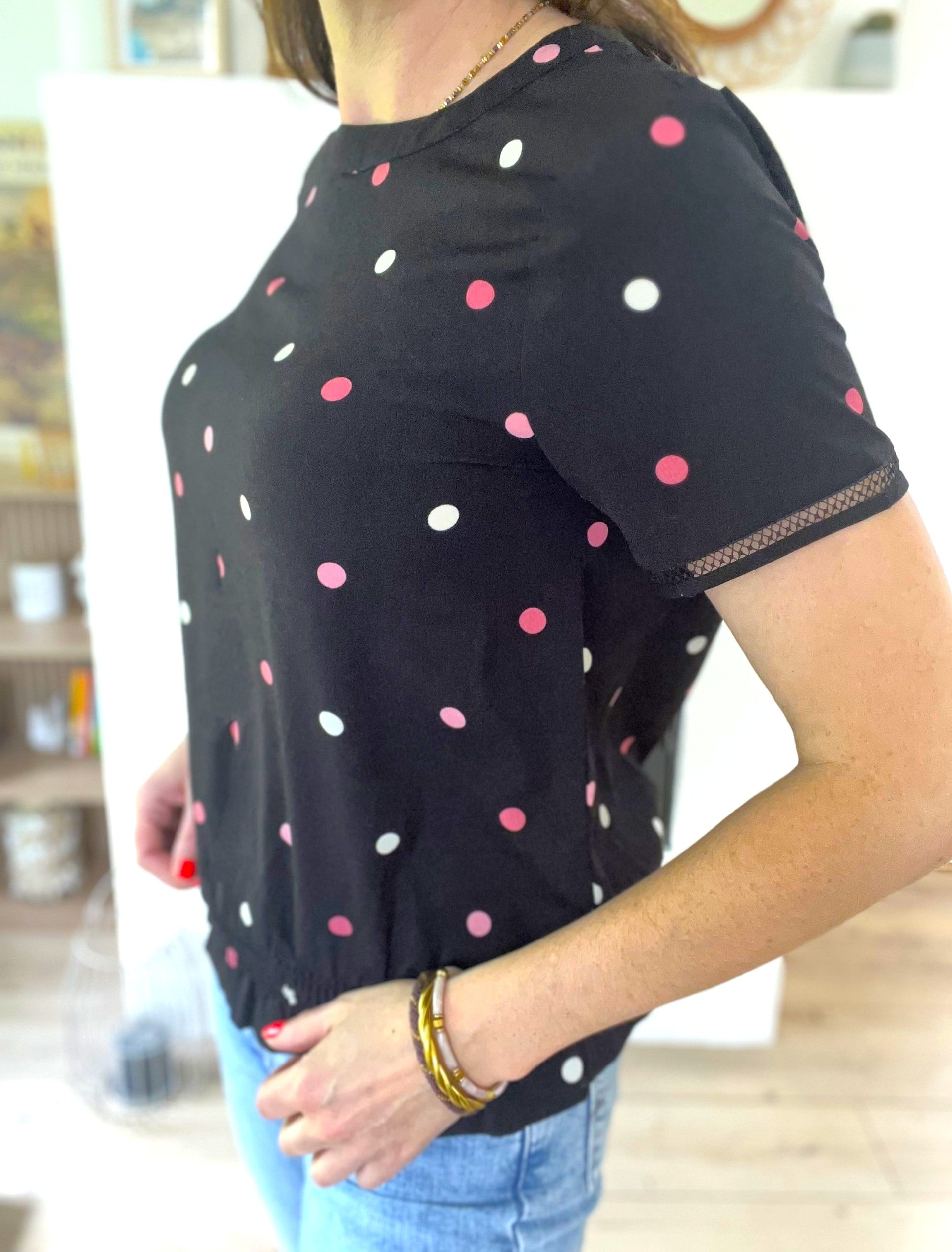 Blouse à pois - taille S - GRACE & MILA - Seconde main